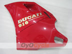 Einspritzverkleidungssatz für Ducati 916 94-98 - Rot, Weiß - Werksstil #OYO87906175