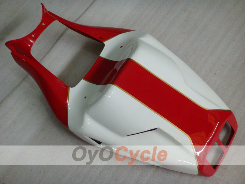 Einspritzverkleidungssatz für Ducati 916 94-98 - Rot, Weiß - Werksstil #OYO87906176
