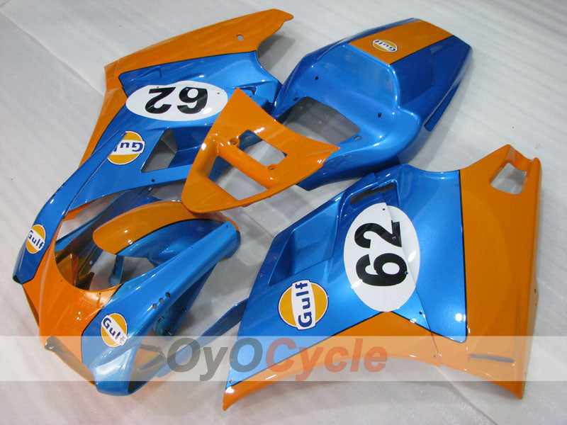 Einspritz-Verkleidungskit für Ducati 916, Baujahre 94-98 - Orange, Weiß, Schwarz - Werksstil #OYO87906185 Hauptbild