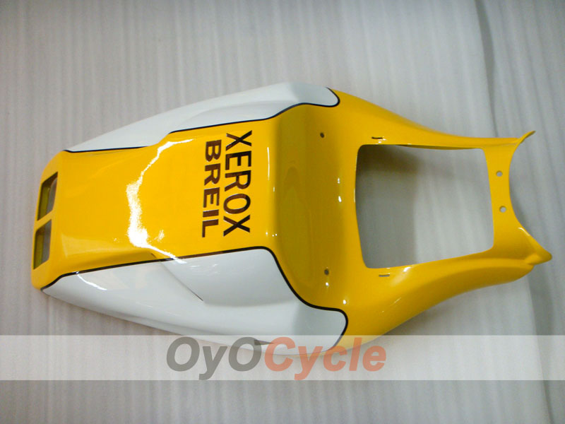 Verkleidungssatz für Einspritzmodell Ducati 916, 94-98 - Gelb, Weiß, Schwarz - Xerox #OYO87906200