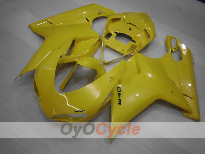 Verkleidungssatz für Einspritzmodell Ducati 848, 08-13 - Gelb - Ohne Aufkleber/Dekor, Werksstil #OYO87906203 Hauptbild