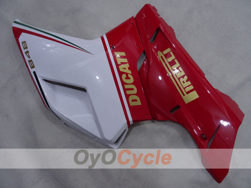 Linke und rechte Seitenverkleidung für Ducati 08-13 848 #OYO87914240 Zweitbild