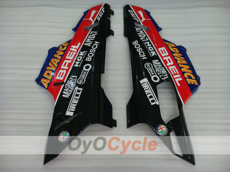 Verkleidungssatz für Einspritzung für Ducati 1098, Baujahr 07-09 - Weiß, Schwarz - Xerox #OYO87906232
