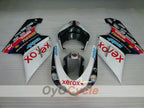 Verkleidungssatz für Einspritzung für Ducati 1098, Baujahr 07-09 - Weiß, Schwarz - Xerox #OYO87906232