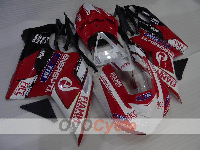 Verkleidungssatz für Einspritzung für Ducati 1098, Baujahr 07-09 - Rot, Weiß, Schwarz - FIAMM #OYO87906235 Zweitbild