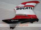 Verkleidungssatz für Einspritzmodelle, Ducati 1198, 09-11 - Rot, Weiß, Schwarz - Werksdesign #OYO87906242