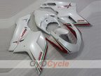 Verkleidungssatz für Einspritzmodelle, Ducati 1198, 09-11 - Rot, Weiß - Werksdesign #OYO87906243