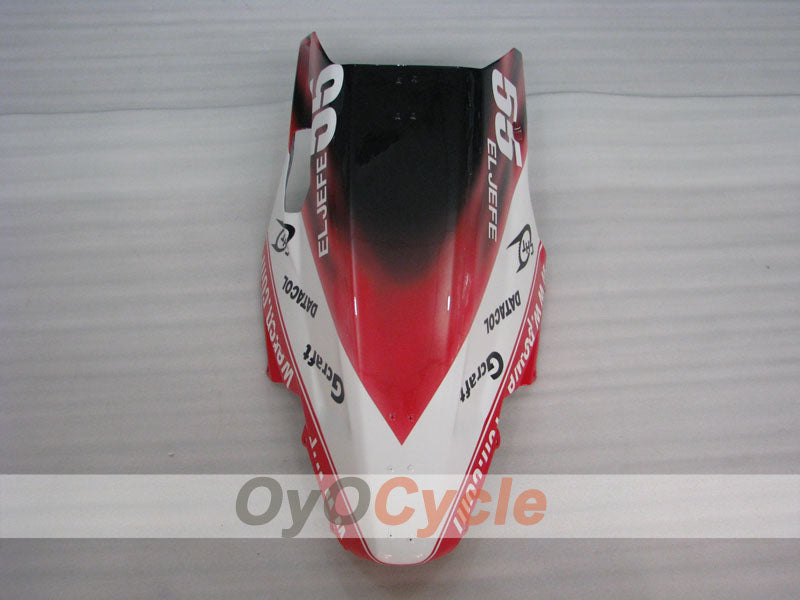 Verkleidungssatz für Einspritzmodelle, Ducati 1198, 09-11 - Rot, Weiß, Schwarz - Werksdesign #OYO87906244