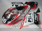 Verkleidungssatz für Einspritzmodelle, Ducati 1198, 09-11 - Rot, Weiß, Schwarz - Werksdesign #OYO87906244
