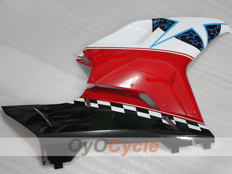 Verkleidungssatz für Einspritzmodelle, Ducati 1198, 09-11 - Rot, Weiß, Schwarz - Werksdesign #OYO87906247