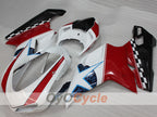 Verkleidungssatz für Einspritzmodelle, Ducati 1198, 09-11 - Rot, Weiß, Schwarz - Werksdesign #OYO87906247
