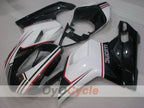 Verkleidungssatz für Einspritzmodelle, Ducati 1198, 09-11 - Weiß, Schwarz - Werksdesign #OYO87906249