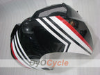 Verkleidungssatz für Einspritzmodelle, Ducati 1198, 09-11 - Weiß, Schwarz - Werksdesign #OYO87906249
