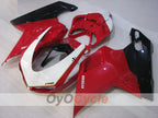 Verkleidungssatz für Einspritzmodelle, Ducati 1198, 09-11 - Rot, Weiß, Schwarz - Werksdesign #OYO87906252