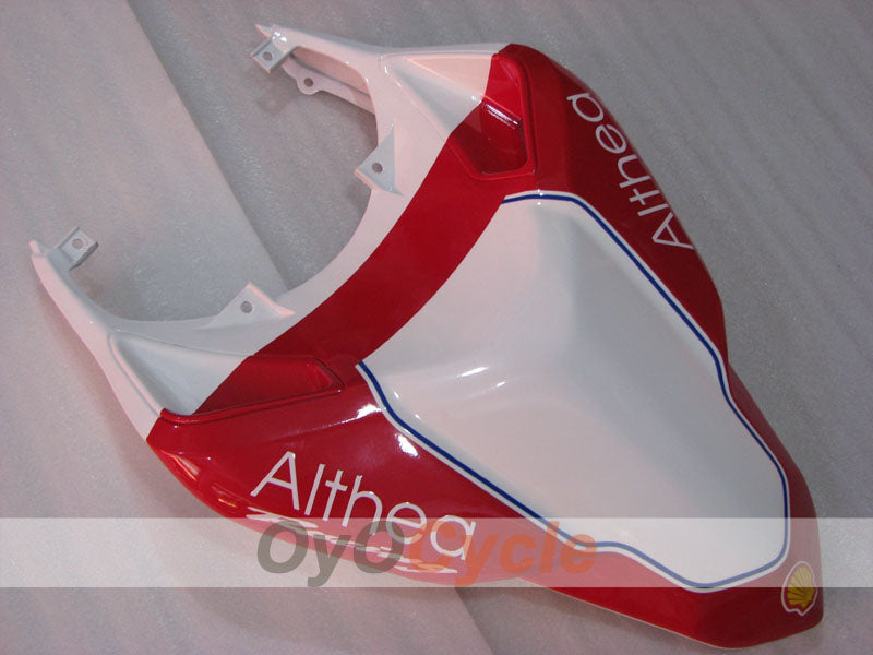 Verkleidungssatz für Einspritzmodelle, Ducati 1198, 09-11 - Rot, Weiß - Unibat #OYO87906253
