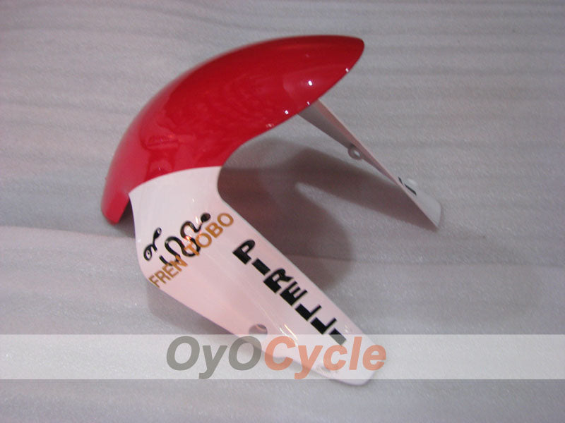 Verkleidungssatz für Einspritzmodelle, Ducati 1198, 09-11 - Rot, Weiß - Unibat #OYO87906253