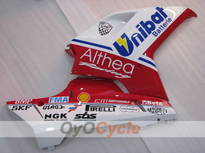 Verkleidungssatz für Einspritzmodelle, Ducati 1198, 09-11 - Rot, Weiß - Unibat #OYO87906253