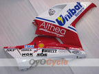 Verkleidungssatz für Einspritzmodelle, Ducati 1198, 09-11 - Rot, Weiß - Unibat #OYO87906253