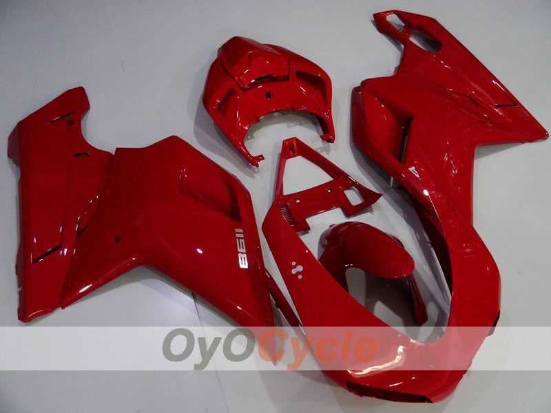 Einspritz-Verkleidungssatz für 09-11 Ducati 1198 - Rot - Werksstil #OYO87906256