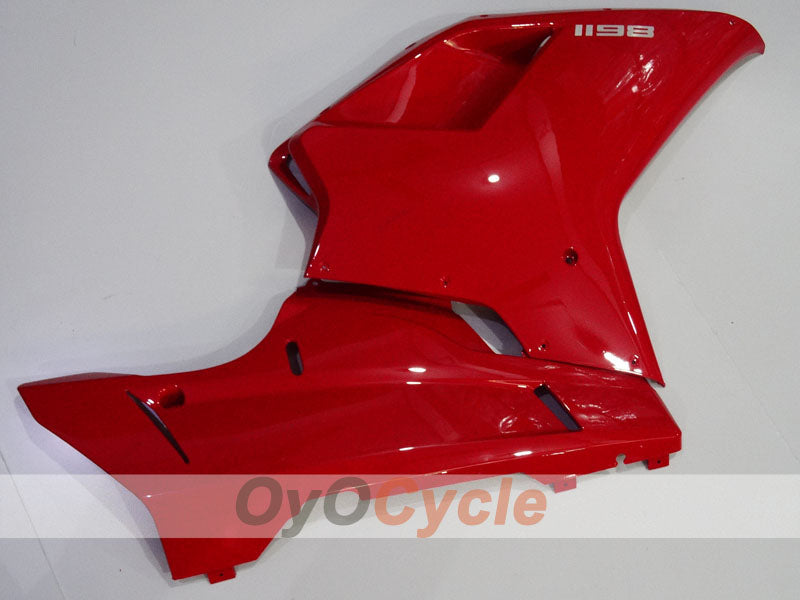Einspritz-Verkleidungssatz für 09-11 Ducati 1198 - Rot - Werksstil #OYO87906256