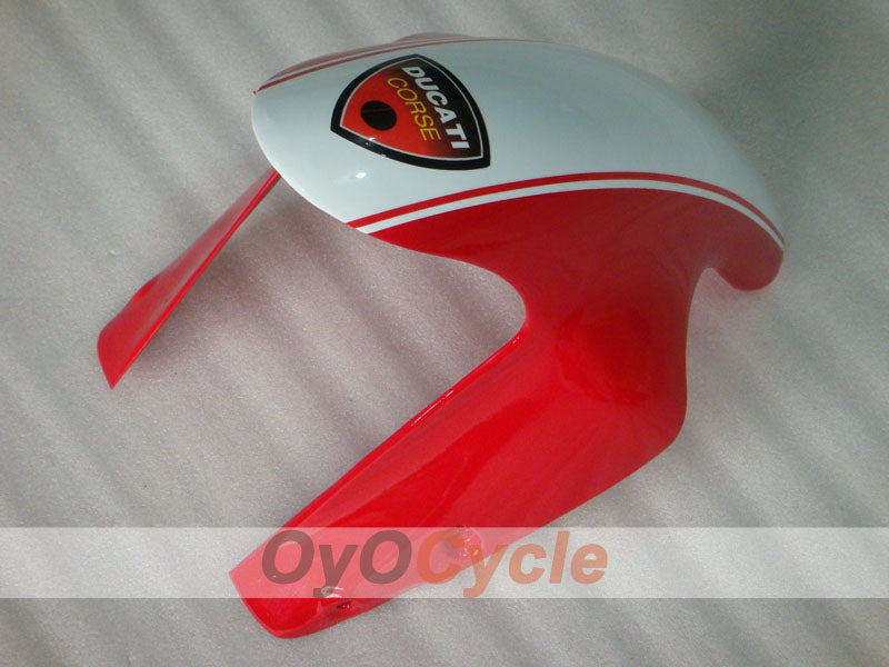 Einspritz-Verkleidungssatz für 09-11 Ducati 1198 - Rot, Schwarz - INFO STRADA #OYO87906257