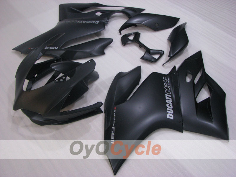 Einspritz-Verkleidungssatz für 11-14 Ducati 1199 - Schwarz - Werksstil #OYO87906260