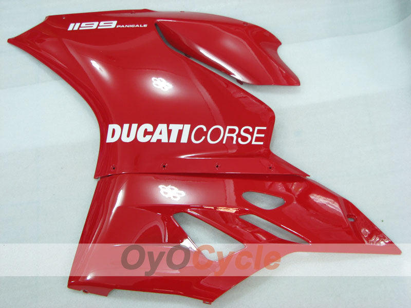 Einspritz-Verkleidungssatz für 11-14 Ducati 1199 - Rot - Werksstil #OYO87906261