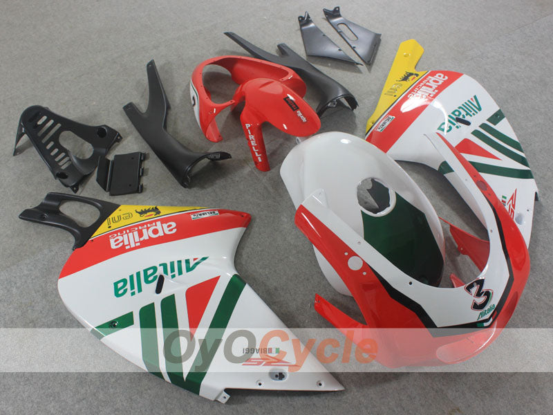 Verkleidungssatz für Aprilia RS125 01-05 - Rot, Grün, Weiß - Alitalia #OYO87906267 Hauptbild