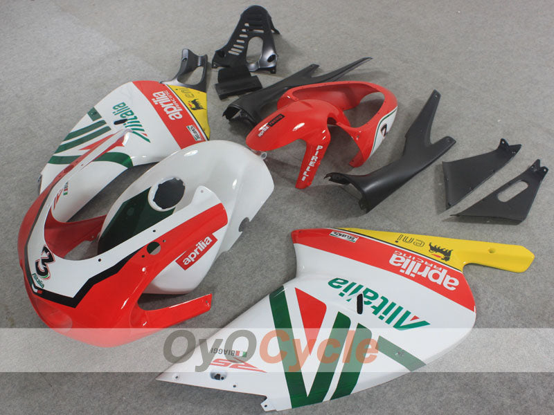 Verkleidungssatz für Aprilia RS125 01-05 - Rot, Grün, Weiß - Alitalia #OYO87906267 Zweitbild