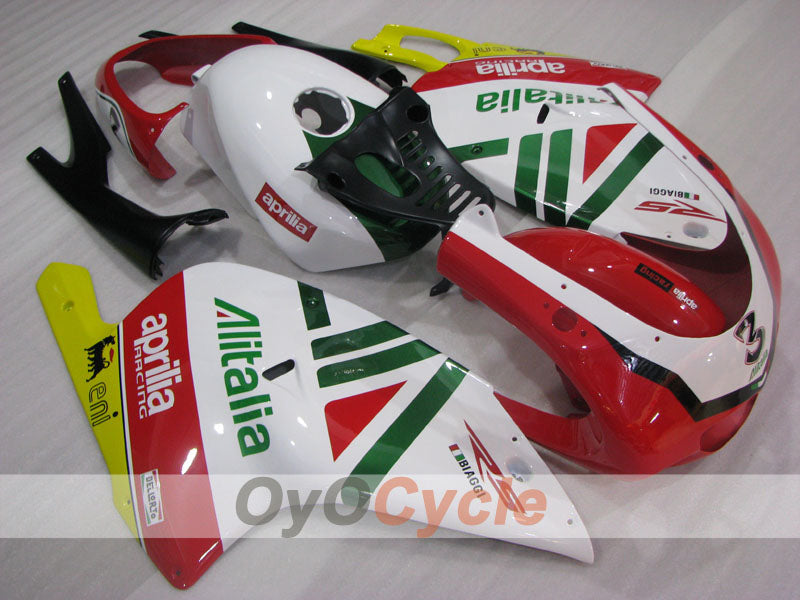 Verkleidungssatz für Aprilia RS125 01-05 - Rot, Grün, Weiß - Alitalia #OYO87906270 Hauptbild