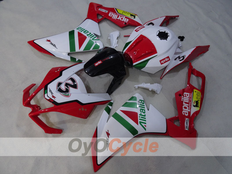 Verkleidungssatz für Aprilia RSV4 09-14 - Rot, Grün, Weiß, Schwarz - Alitalia #OYO87906287 Hauptbild