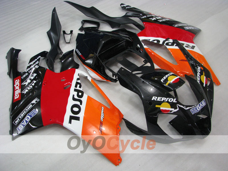 Verkleidungssatz für Aprilia RSV1000R 03-06 - Rot, Orange, Schwarz - PEPSI #OYO87906293 Hauptbild