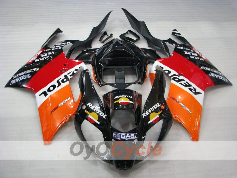 Verkleidungssatz für Aprilia RSV1000R 03-06 - Rot, Orange, Schwarz - PEPSI #OYO87906293 Zweitbild