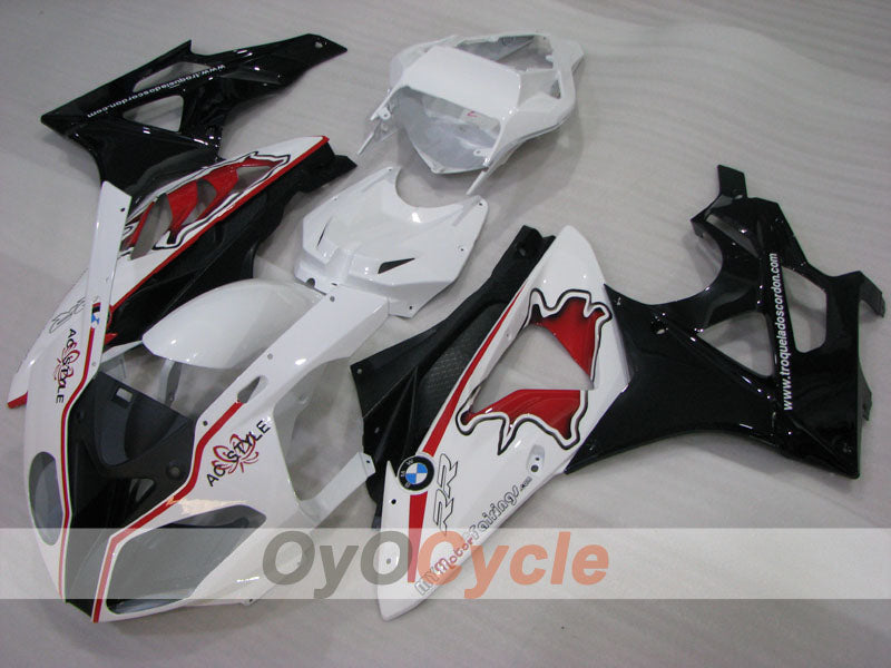 Spritzguss-Verkleidungssatz für BMW S1000RR 09-14 - Rot, Weiß, Schwarz - Werksstil, individuell anpassbar #OYO87906298 Hauptbild