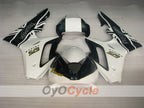 Spritzguss-Verkleidungssatz für Triumph Daytona 675 06-08 - Weiß, Schwarz - Werksstil #OYO87906300