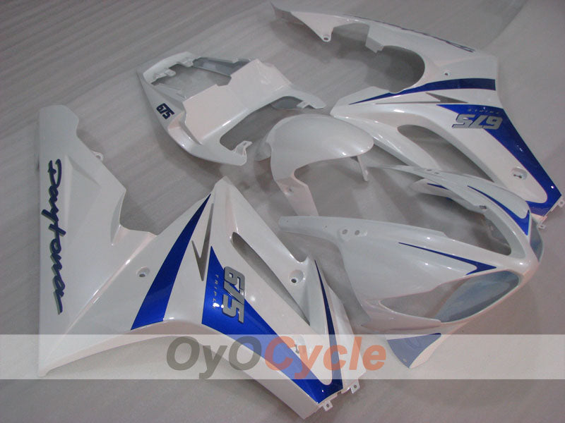 Einspritz-Verkleidungssatz für Triumph Daytona 675 09-12 - Blau, Weiß - Werksdesign #OYO87906307 Zweitbild