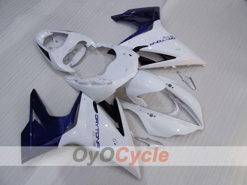 Einspritz-Verkleidungssatz für Triumph Daytona 675 13-14 - Blau, Weiß - Werksdesign #OYO87906312 Hauptbild