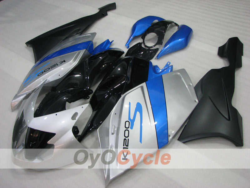 Verkleidungssatz für BMW K1200S 05-08 - Blau, Schwarz, Silber - Werksdesign, individuell anpassbar #OYO87906317 Hauptbild