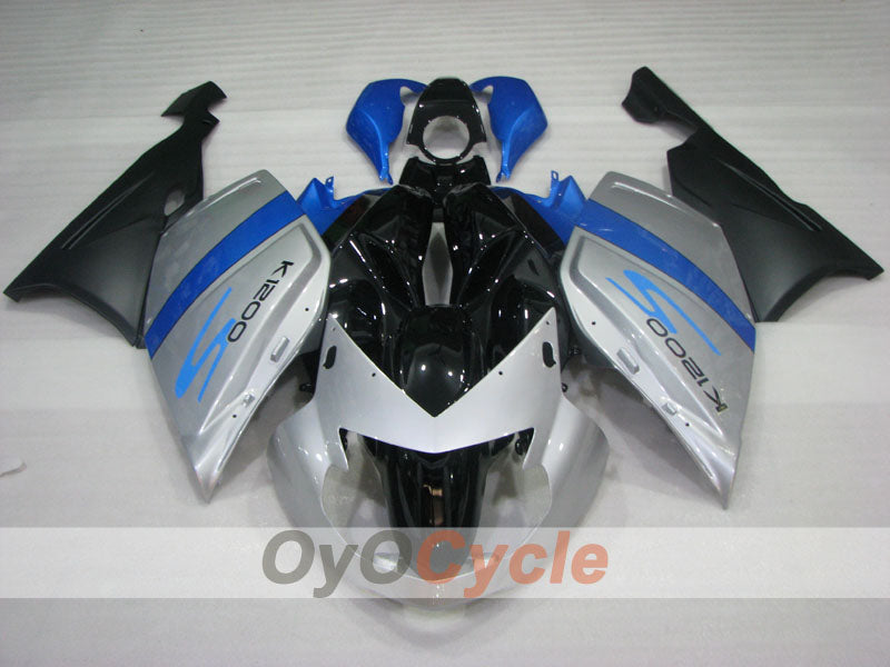 Verkleidungssatz für BMW K1200S 05-08 - Blau, Schwarz, Silber - Werksdesign, individuell anpassbar #OYO87906317