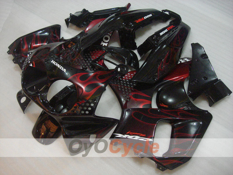 Verkleidungssatz für 92-93 CBR900RR - Rot, Schwarz - Flamme #OYO87906327 Zweitbild