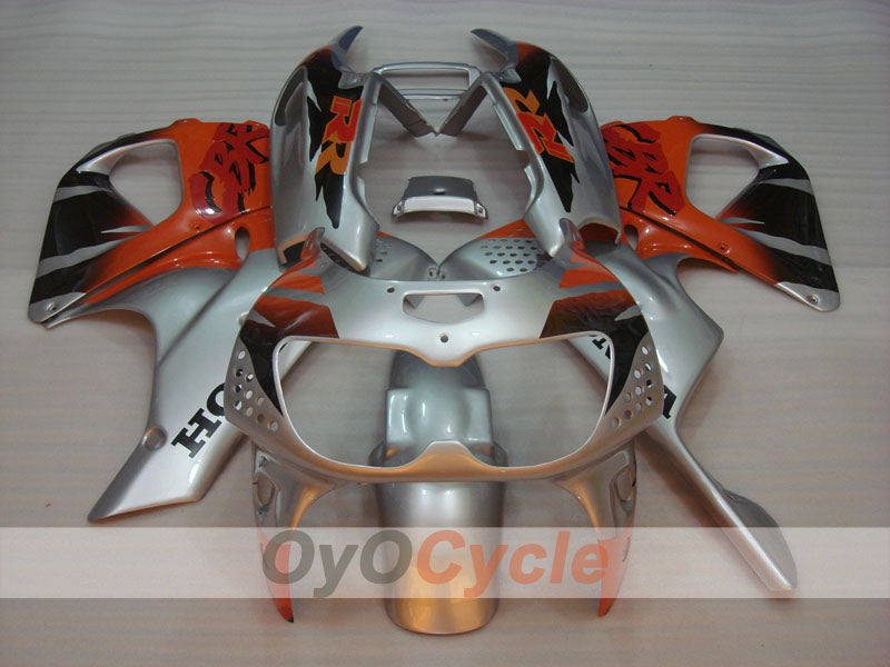 Verkleidungssatz für CBR900RR 94-95 - Orange, Silber - Werksstil #OYO87906337 Zweitbild