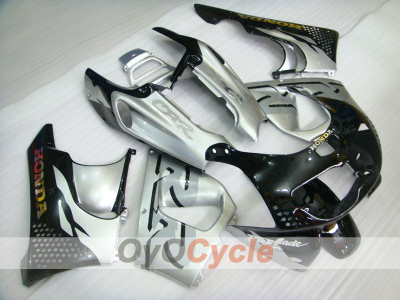 Verkleidungssatz für CBR900RR 94-95 - Schwarz, Silber - Werksstil #OYO87906340