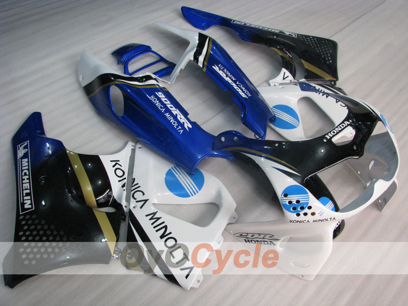 Verkleidungssatz für CBR900RR 94-95 - Blau, Weiß, Schwarz - Konica Minolta #OYO87906341 Hauptbild