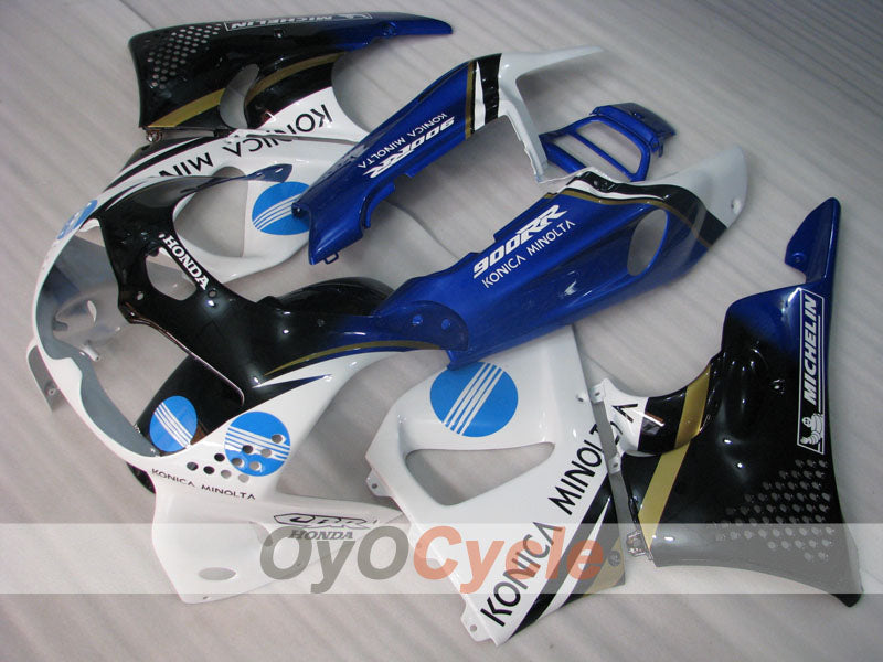 Verkleidungssatz für CBR900RR 94-95 - Blau, Weiß, Schwarz - Konica Minolta #OYO87906341 Zweitbild
