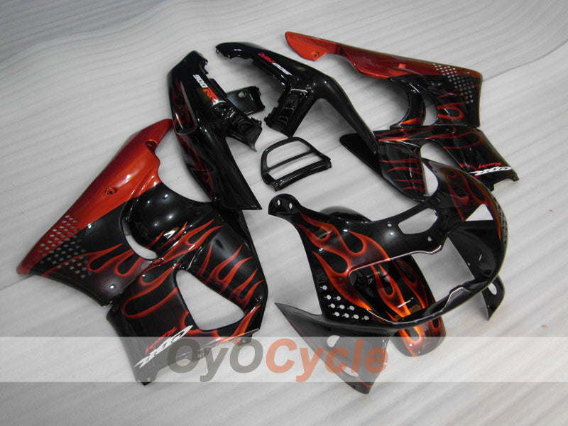 Verkleidungssatz für 94-95 CBR900RR - Orange, Schwarz - Flame #OYO87906343 Zweitbild