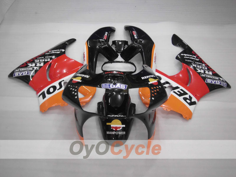 Verkleidungssatz für 98-99 CBR919RR	 - Rot, Orange, Schwarz - Repsol #OYO87906361 Zweitbild