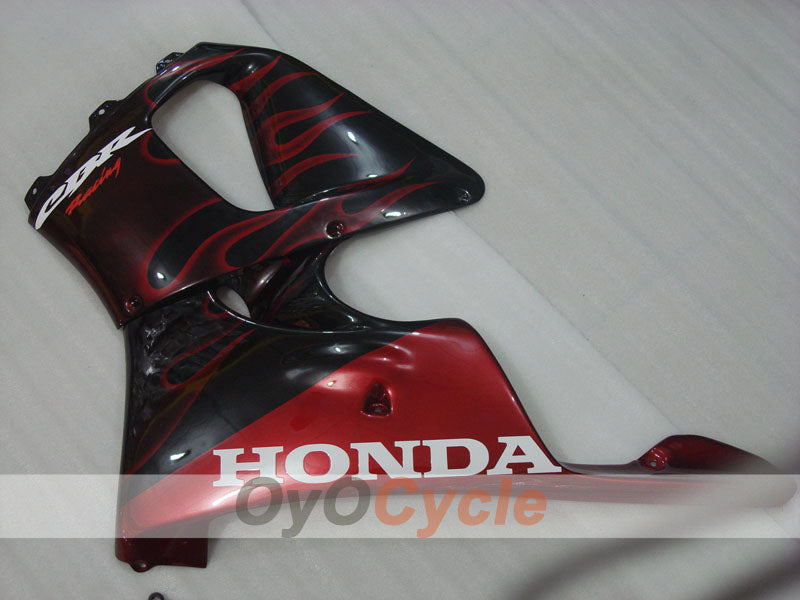 Verkleidungssatz für 98-99 CBR919RR	 - Rot, Schwarz - Flamme #OYO87906365