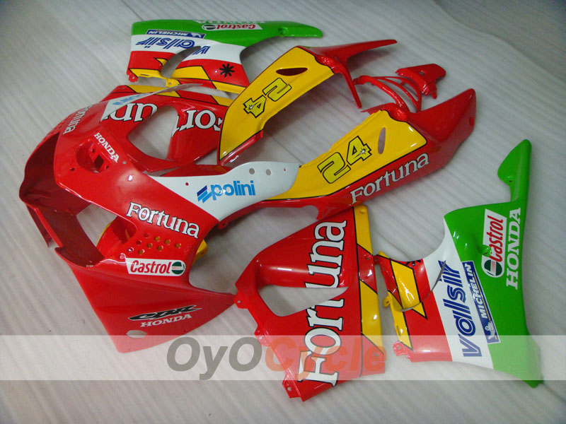 Verkleidungssatz für 98-99 CBR919RR	 - Rot, Gelb, Grün - Fortuna #OYO87906367 Hauptbild