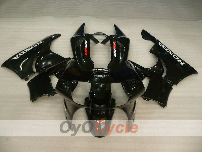 Verkleidungssatz für CBR919RR 98-99	 - Schwarz - Flammenmuster #OYO87906372