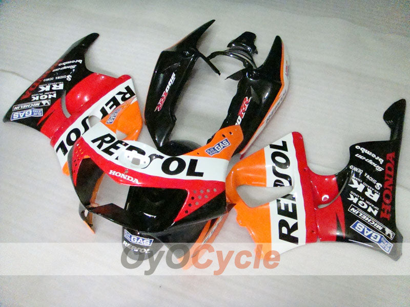 Verkleidungssatz für 98-99 CBR919RR	 - Rot, Orange, Schwarz - Repsol #OYO87906381 Zweitbild